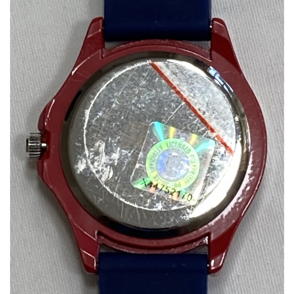 Ole Miss Rebels Ladies Crystals Watch, Blue Silicone Band, Officially Licensed - Picture 3 of 4